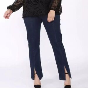 DEX Ella Skinny High Rise Split Hem Jeans